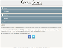 Tablet Screenshot of gustavelorentz.com